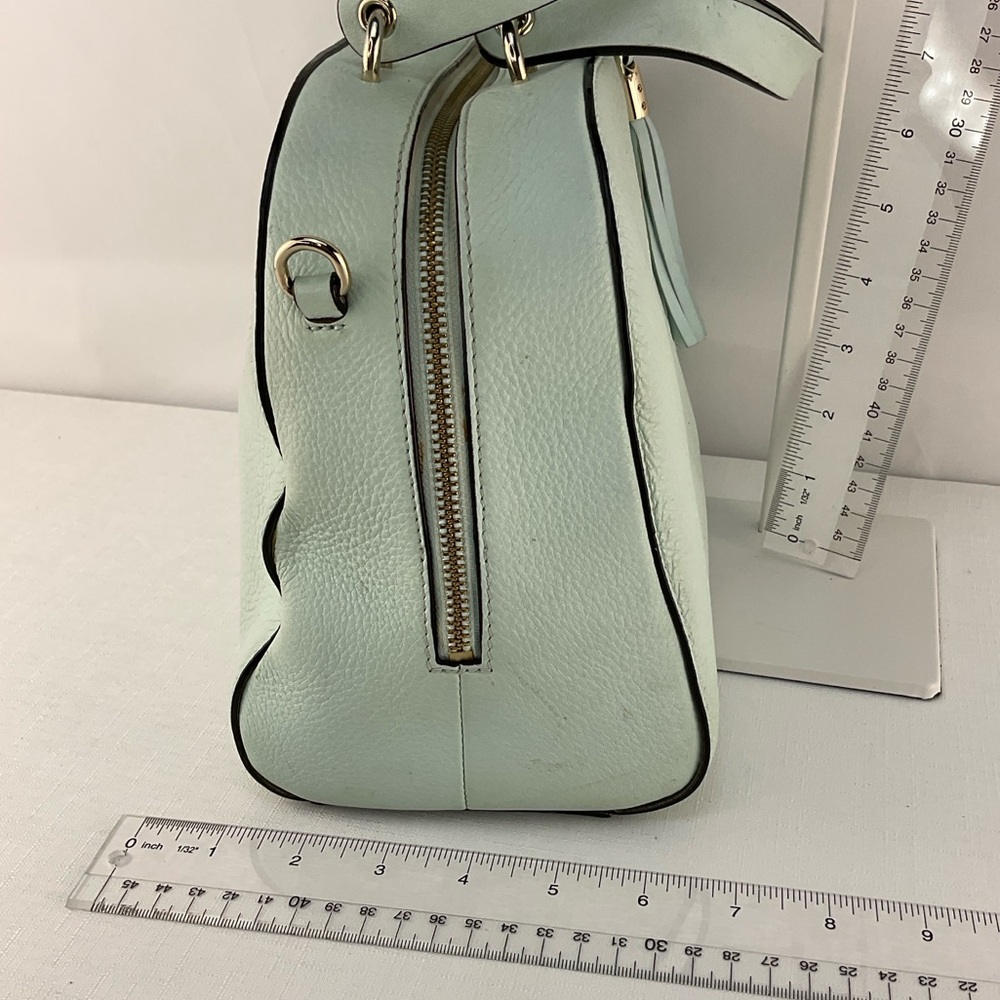 Kate Spade Mint Green Leather Satchel - Picture 6 of 8